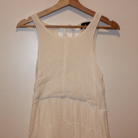 Lulus White Polyester Blend Sleeveless Knee Length Dress Women's Size S - Picture 4 of 10
